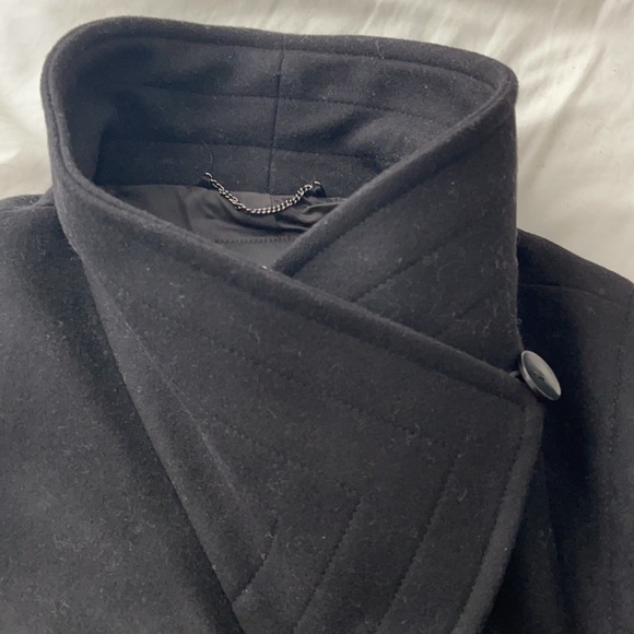 Babaton | Jackets & Coats | Black Wool Babaton Jacket With Waist Tie | Poshmark